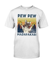 Vintage Pitbull Bananas Pew Pew Madafakas Shirt Premium Fit Mens Tee thumbnail
