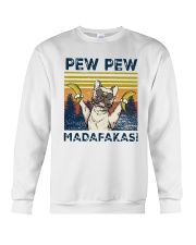 Vintage Pitbull Bananas Pew Pew Madafakas Shirt Crewneck Sweatshirt thumbnail