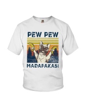 Vintage Pitbull Bananas Pew Pew Madafakas Shirt Youth T-Shirt thumbnail