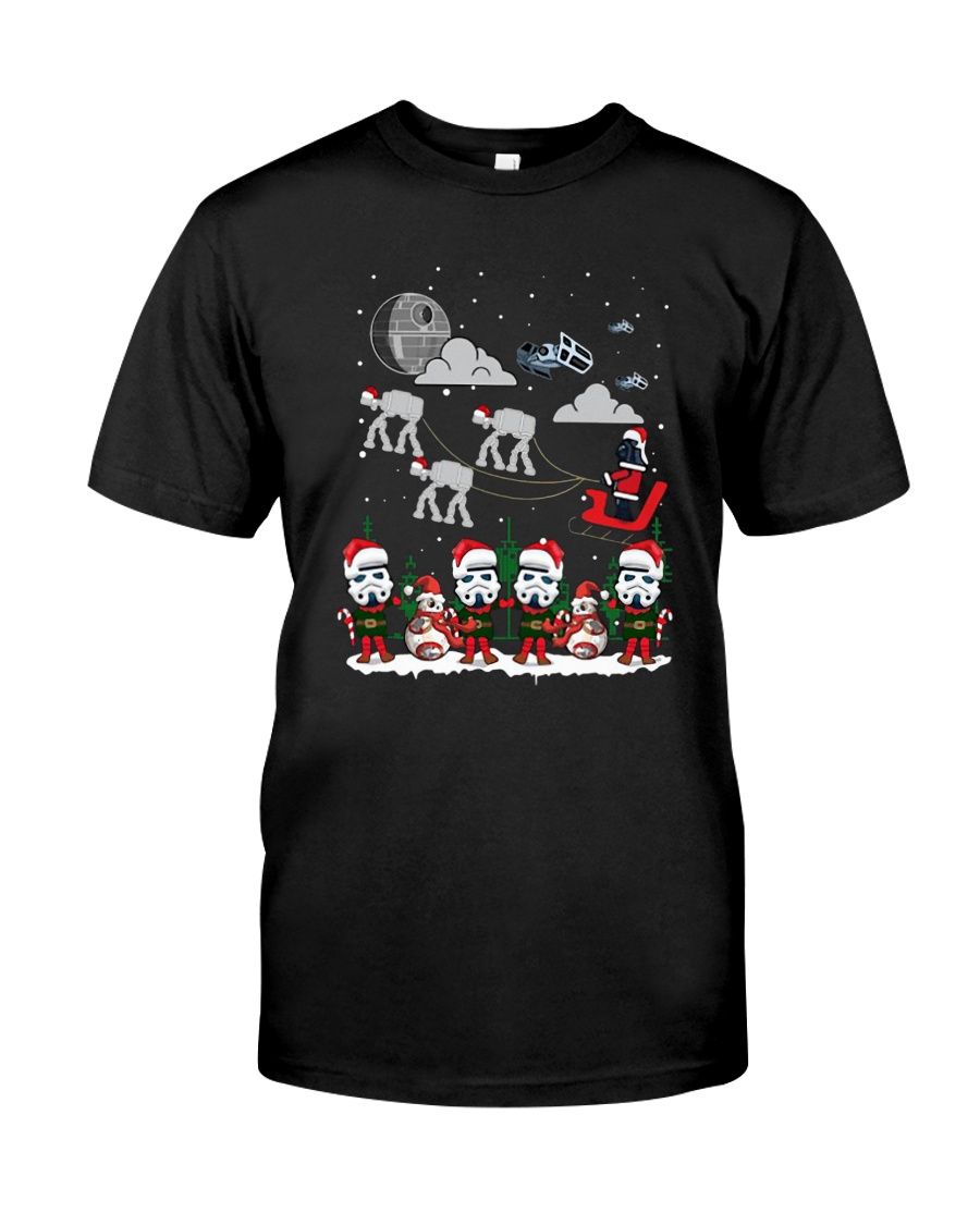 Christmas Star Wars Under Snow Shirt Classic T-Shirt