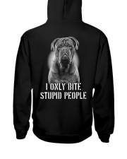 Pug I Only Bite Stupid People Shirt Hooded Sweatshirt thumbnail