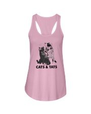 Tattoos Cats And Cats Shirt Ladies Flowy Tank thumbnail
