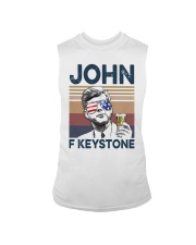 Vintage Drinking Beer John F Keystone Shirt Sleeveless Tee thumbnail