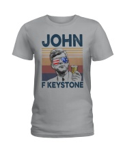 Vintage Drinking Beer John F Keystone Shirt Ladies T-Shirt thumbnail
