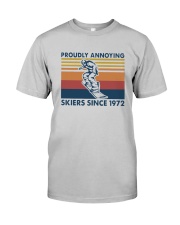 Vintage Proudly Annoying Skiers Since 1972 Shirt Classic T-Shirt tile