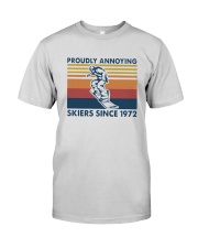 Vintage Proudly Annoying Skiers Since 1972 Shirt Premium Fit Mens Tee thumbnail