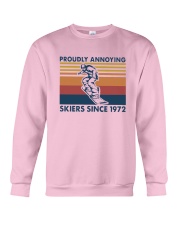 Vintage Proudly Annoying Skiers Since 1972 Shirt Crewneck Sweatshirt thumbnail
