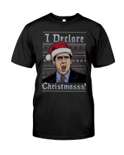 Michael Scott I Declare Christmas Shirt Classic T-Shirt front