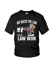 We Raced The Law And The Law Won Shirt Youth T-Shirt thumbnail