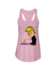 Trump Peeing On Liberals Shirt Ladies Flowy Tank thumbnail