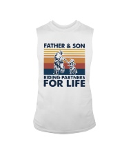 Vintage Father And Son Riding Partners Life Shirt Sleeveless Tee thumbnail