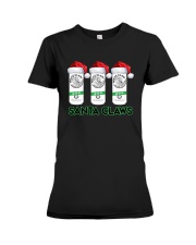 Christmas White Claw Santa Claws Shirt Premium Fit Ladies Tee thumbnail