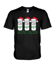 Christmas White Claw Santa Claws Shirt V-Neck T-Shirt thumbnail