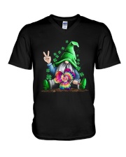 St Patrick's Day Hippie Gnome Shirt V-Neck T-Shirt thumbnail