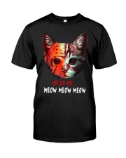 Jason Voorhees Ch Ch Ch Meow Meow Meow Shirt Premium Fit Mens Tee thumbnail