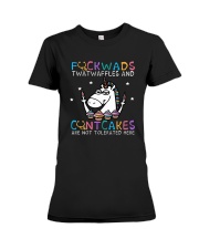 Unicorn Fuckwads Twatwaffles And Cuntcakes Shirt Premium Fit Ladies Tee thumbnail