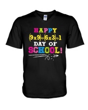 Happy 100 Day Of School Shirt V-Neck T-Shirt thumbnail