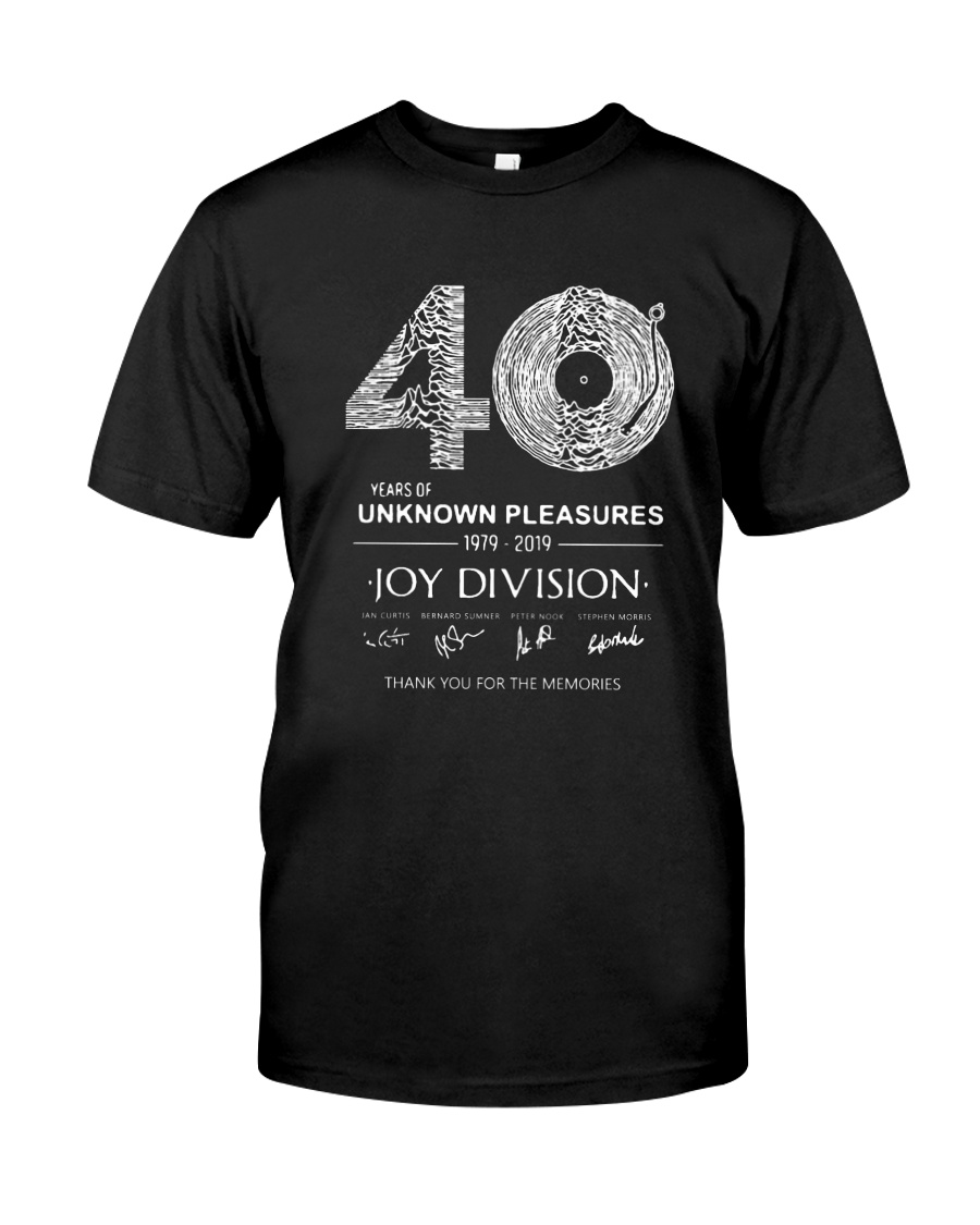 40 Years Of Unknown Pleasures Thank You Shirt Classic T-Shirt