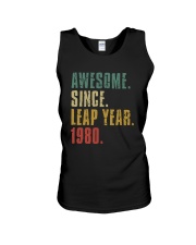 Awesome Since Leap Year 1980 Shirt Unisex Tank thumbnail