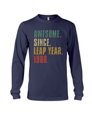 Awesome Since Leap Year 1980 Shirt Long Sleeve Tee thumbnail