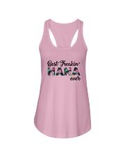 Flower Best Freakin' Nana Ever Shirt Ladies Flowy Tank thumbnail