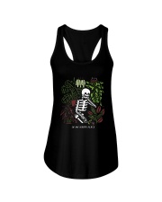 Bones In My Happy Place Shirt Ladies Flowy Tank thumbnail