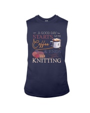 A Good Day Starts With Coffee And Ends Shirt Sleeveless Tee thumbnail