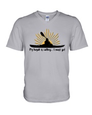 My Kayak Is Calling I Must Go Shirt V-Neck T-Shirt thumbnail