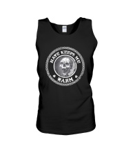 Skull Hate Keeps Me Warm Shirt Unisex Tank thumbnail