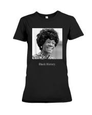 Shirley Chisholm Black History Shirt Premium Fit Ladies Tee thumbnail
