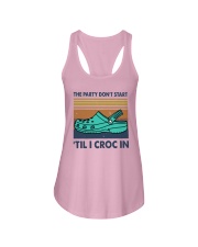 Vintage The Party Don't Start til I Croc In Shirt Ladies Flowy Tank thumbnail
