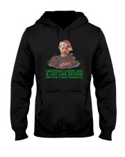Christmas Lights A Lot Like Epstein Hang Shirt Hooded Sweatshirt thumbnail