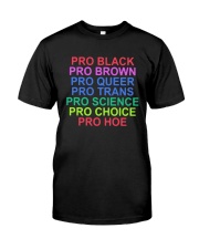 Lgbt Pro Black Pro Brown Pro Queer Pro Trans Shirt Classic T-Shirt front