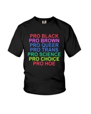 Lgbt Pro Black Pro Brown Pro Queer Pro Trans Shirt Youth T-Shirt thumbnail