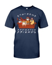 Stay Home And Watch Friends Shirt Classic T-Shirt tile