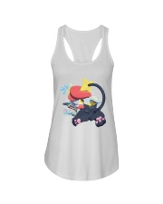 Gingy K Fox Tripped Up Kitty Shirt Ladies Flowy Tank thumbnail