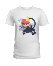 Gingy K Fox Tripped Up Kitty Shirt Ladies T-Shirt thumbnail