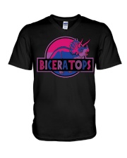 LGBT Biceratops Shirt V-Neck T-Shirt thumbnail