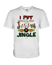 I Put Jiiiing In Jingle Shirt V-Neck T-Shirt thumbnail