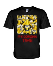 Its Corona Time Shirt V-Neck T-Shirt thumbnail