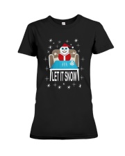 Walmart Let It Snow Shirt Premium Fit Ladies Tee thumbnail