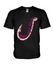 Bitches Catch Fishes Shirt V-Neck T-Shirt thumbnail