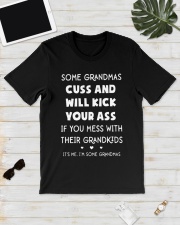 Some Grandmas Cuss And Will Kick Your Ass Shirt Classic T-Shirt lifestyle-mens-crewneck-front-17
