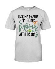 Pack My Diapers Im Going Fishing With Daddy Shirt Premium Fit Mens Tee thumbnail