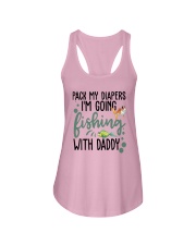 Pack My Diapers Im Going Fishing With Daddy Shirt Ladies Flowy Tank thumbnail