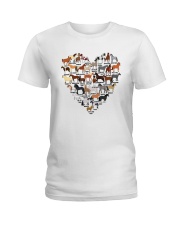 Heart Love Horse Shirt Ladies T-Shirt thumbnail