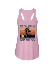 Vintage Bigfoot Eff You See Kay Why Oh You I Shirt Ladies Flowy Tank thumbnail