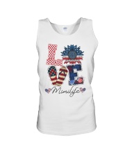 American Flag Sunflower Love Mimi Life Shirt Unisex Tank thumbnail