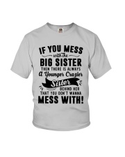 If You Mess With The Big Sister Then Cazier Shirt Youth T-Shirt thumbnail