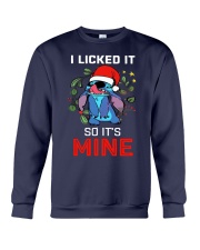 Stitch Christmas I Licked It So Its Mine Shirt Crewneck Sweatshirt thumbnail